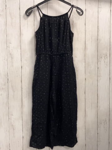H&M  Playsuit  Gr. 134  schwarz mit Glitzerpunkten 