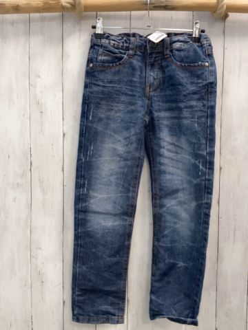   Hose  Gr. 134  blau Jeans Bund verstellbar 