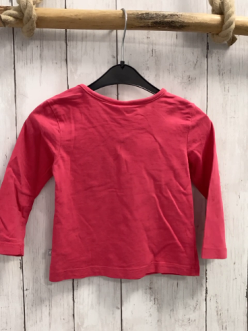 Liegelind Langarmshirt  Gr. 86  rot Prinzessin Einhorn Sterne 