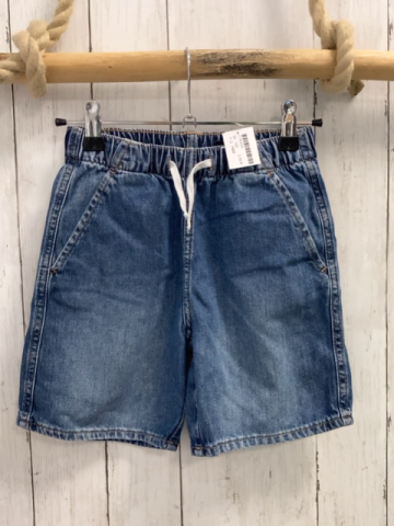 H&M  Shorts  Gr. 122  blau Jeans Gummizugbund mit weißer Kordel