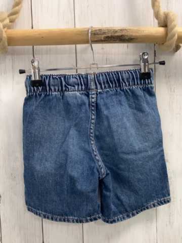 H&M  Shorts  Gr. 98  blau Jeans Gummizugbund mit weißer Kordel