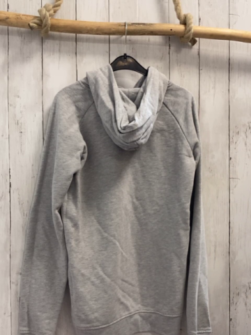Scotch & Soda  Pullover  Gr. 164/170  grau Kapuze bunte Schrift 