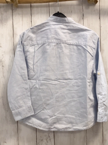zara Hemd Gr. 122  hellblau 55% Leinen
