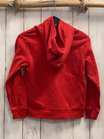 H&M  Pullover  Gr. 122/128  rot Kapuze Bauchtasche 