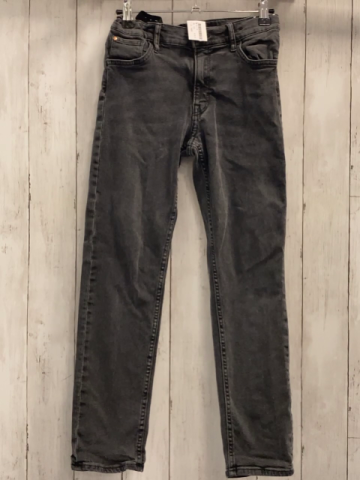 H&M  Hose  Gr. 152  grau Jeans Bund verstellbar 