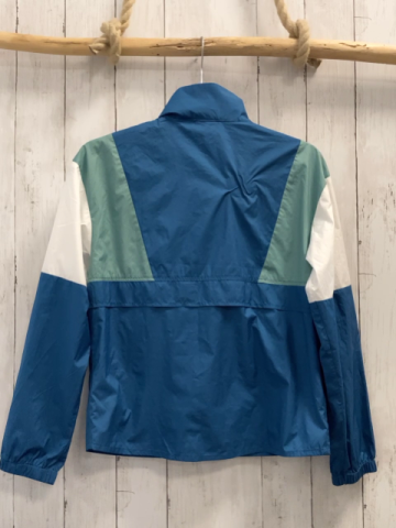 H&M Joggingjacke Gr. 146  petrol mint weiß