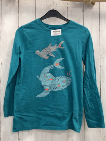 Carter´s Langarmshirt Gr. 152  türkis Haie