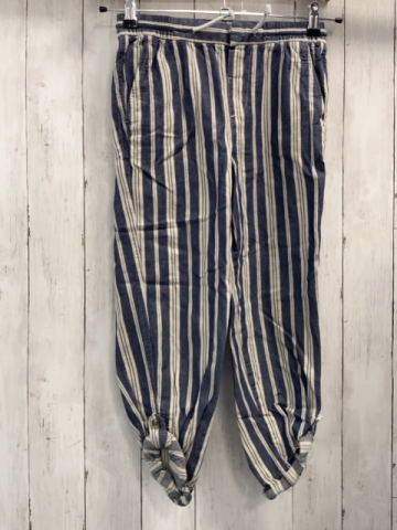 H&M  Hose  Gr. 140  blau hellgraue Streifen 