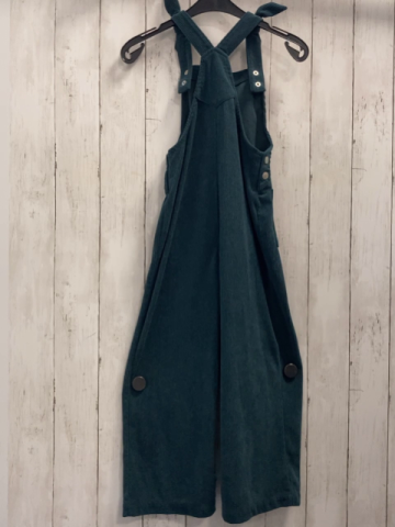Vertbaudet  Latzhose  Gr. 128  petrol Rippen 