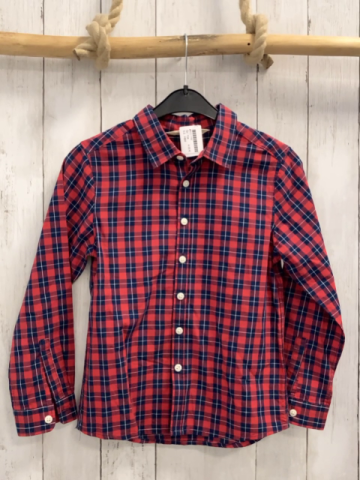 H&M  Hemd  Gr. 134  rot blau weiß kariert 