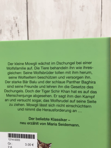   Buch Das Dschungelbuch