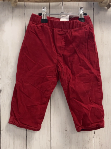Jacadi  Hose  Gr. 80  rot Kord gefüttert 