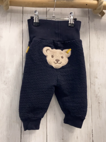 Steiff  Jogginghose  Gr. 62  blau Struktur 
