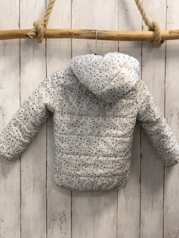 H&M Jacke Gr. 98  hellblau Blumen 