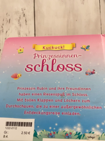   Pappbuch Kuckuck! Prinzessinnenschoss 
