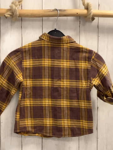 Zara  Hemd  Gr. 104  braun schwarz mais weiß kariert 