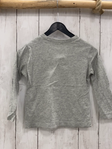 GAP Langarmshirt Gr. 92  hellgrau grüne Schrift