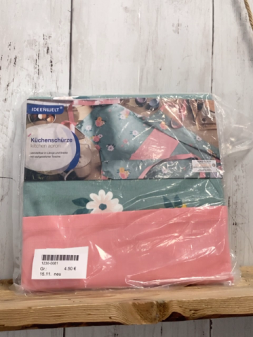 neu Schürze rosa mint Blumen