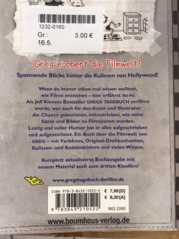  Taschenbuch Gregs Filmtagebuch Endlich berühmt 