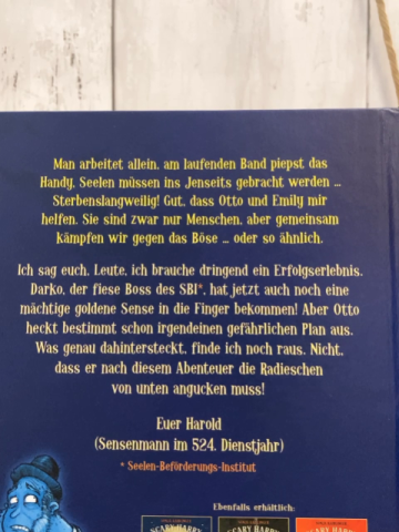 Scary Harry  Buch Das Skelett mit der goldenen Sense 