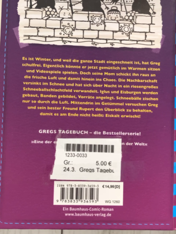 Gregs Tagebuch  Buch Gregs Tagebuch 13 Eiskalt erwischt 