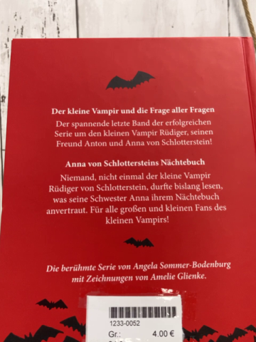  Buch Der klene Vampir 