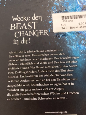 Beast Changers  Buch Im Bann der Eiswölfe 