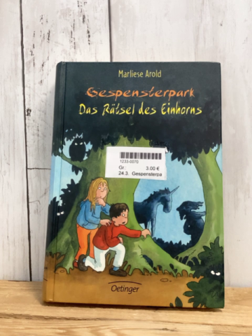 Gespensterpark  Buch Das Rätsel des Einhorns 