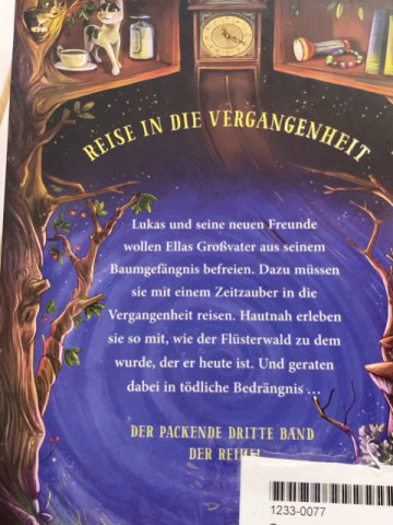 Flüsterwald  Buch Durch as Portal der Zeit