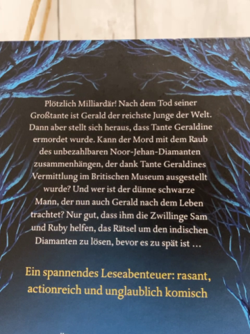   Buch Das Milliarden Trio und der indische Diamant 