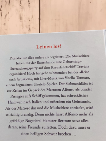 Die Muskeltiere Buch Die Musketiere und die rattenscharfe Party