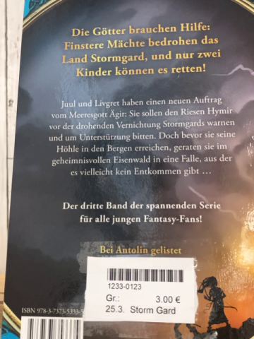 Storm Gard  Buch Die Verschwörung der Riesen 