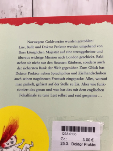 Doktor Proktor  Taschenbuch Doktor Proktor im Goldrausch 