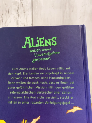  Buch Aliens haben meine Hausaufgaben gefressen