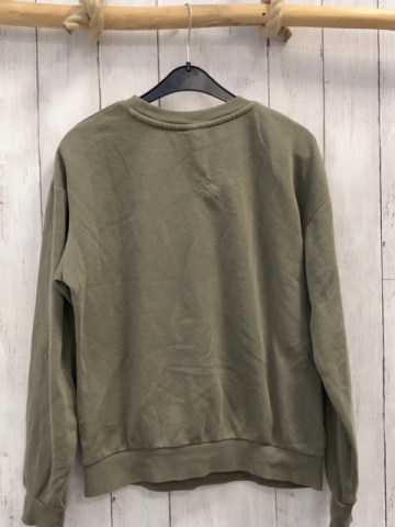 H&M  Pullover  Gr. 146/152  kiwi graues Mofa + Straße 