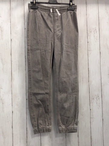 H&M Hose Gr. 134  grau Jeans weiße Kordel