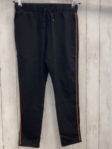   Jeggings  Gr. 152  schwarz orange Seitenstreifen