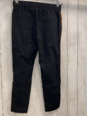   Jeggings  Gr. 152  schwarz orange Seitenstreifen