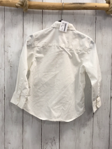 H&M Hemd  Gr. 104  weiß Rippen 