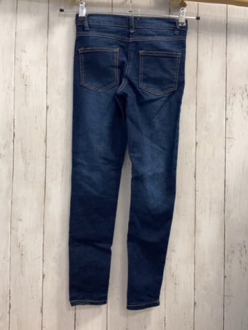 neu  Hose  Gr. 140  blau Jeans orange Nähte 