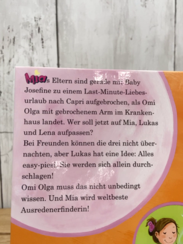 Mia  Buch Mia fast allein zu Haus 