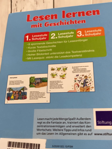 Leserobe  Buch Lesen lernen mit Geschichten 