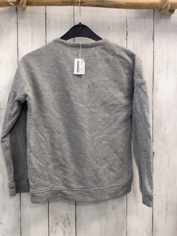 Esprit  Pullover  Gr. 134  grau  Schrift 