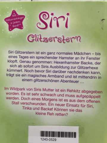 Siri Glitzerstern  Buch Hilfe für das kleine Reh 