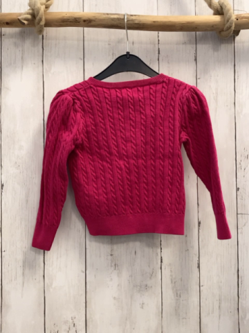 Ralph Lauren Pullover Gr. 98  pink Strick Zöpfe