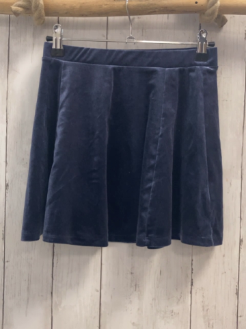 H&M Rock Gr. 146/152  blau Samt 
