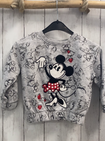 Disney Pullover Gr. 98  grau Mickey Mouse