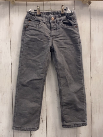  Hose Gr. 110  grau Jeans gefüttert Bund verstellbar