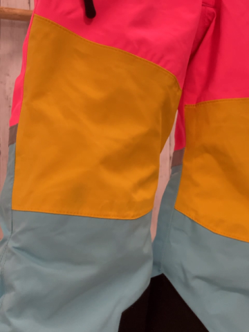 Northville  Schneeoverall Gr. 98  hellbau pink gelb 