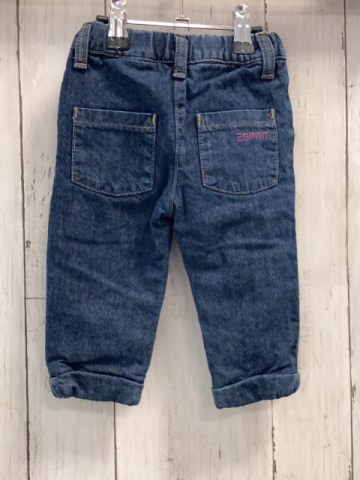 Esprit  Hose  Gr. 68  blau Jeans Bund verstellbar gefüttert 